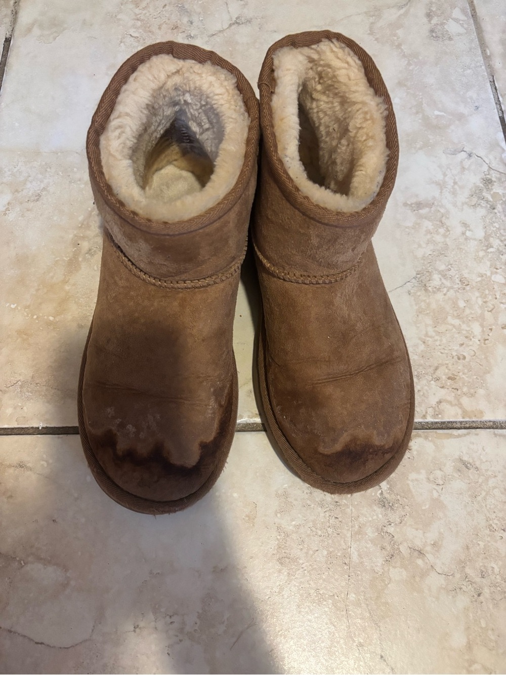 UGG chestnut booties